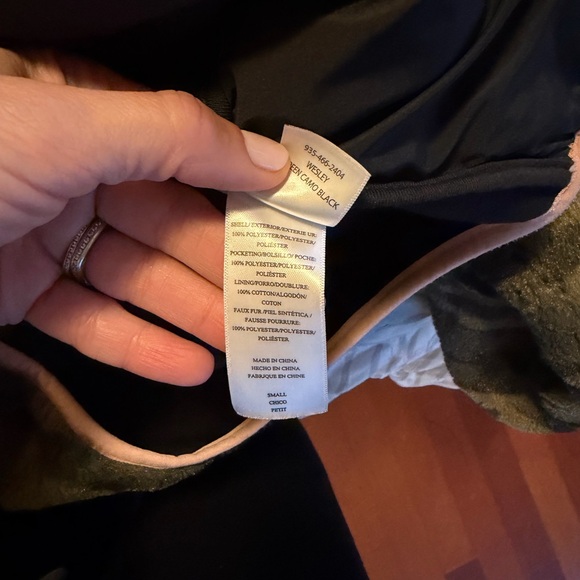 Camouflage Faux Fur Jacket - Picture 2 of 6